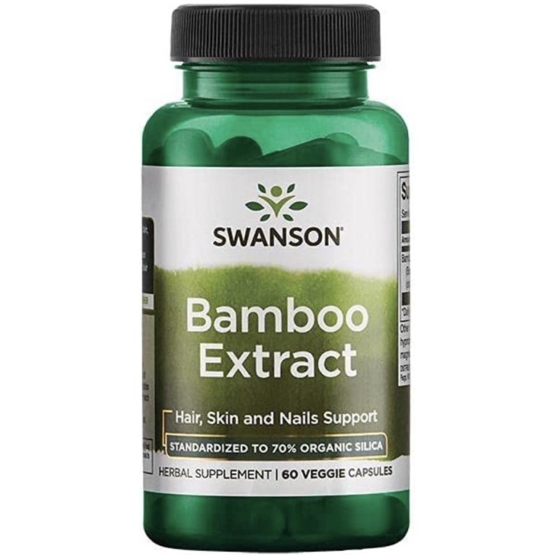 Swanson Bambuse ekstrakt 60 kapslit foto